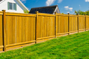 Cedar fence installed in Leesburg, Virginia & Maryland